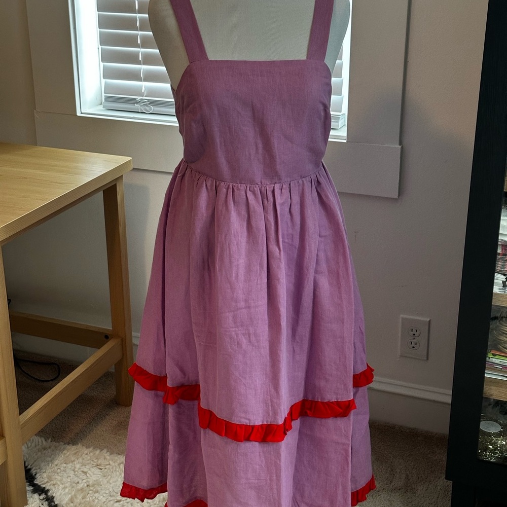 Anthropologie x Dora Larsen Emeli Ruffled Dress